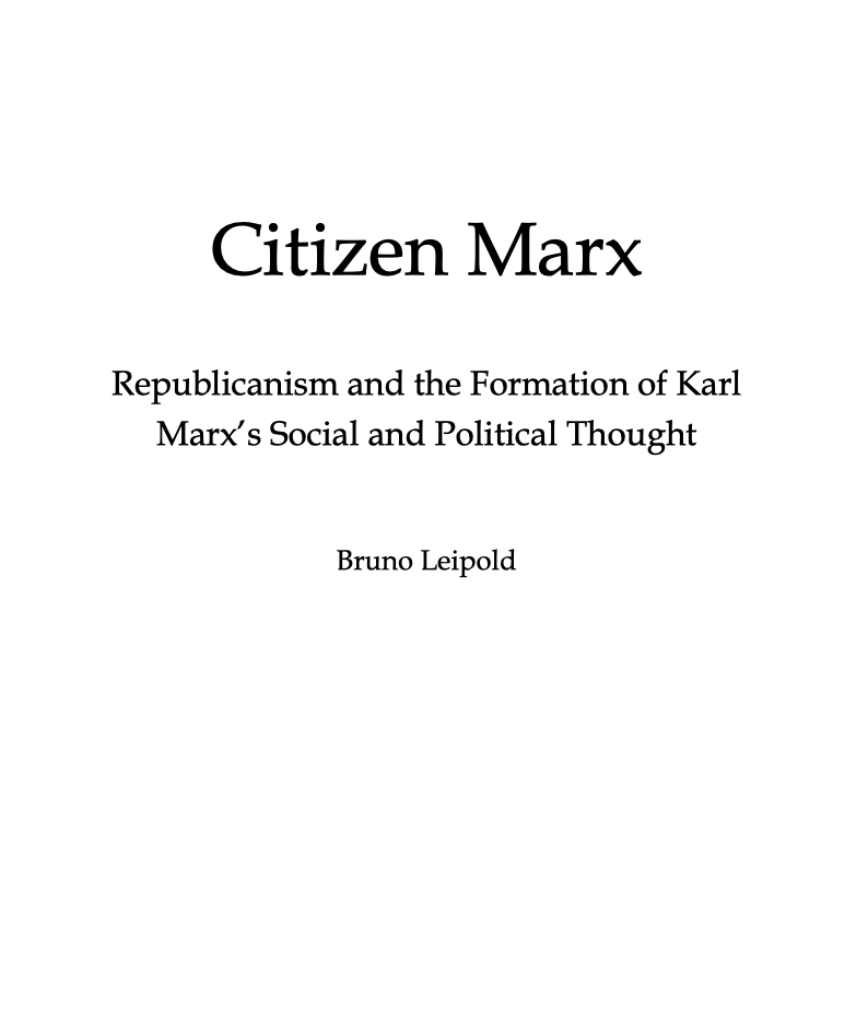 A couple months ago I submitted a complete draft of my Marx and republicanism book to <a href="/MattRohal/">Matt Rohal</a> @princetonupress. Was very happy to have reached that milestone 🙂