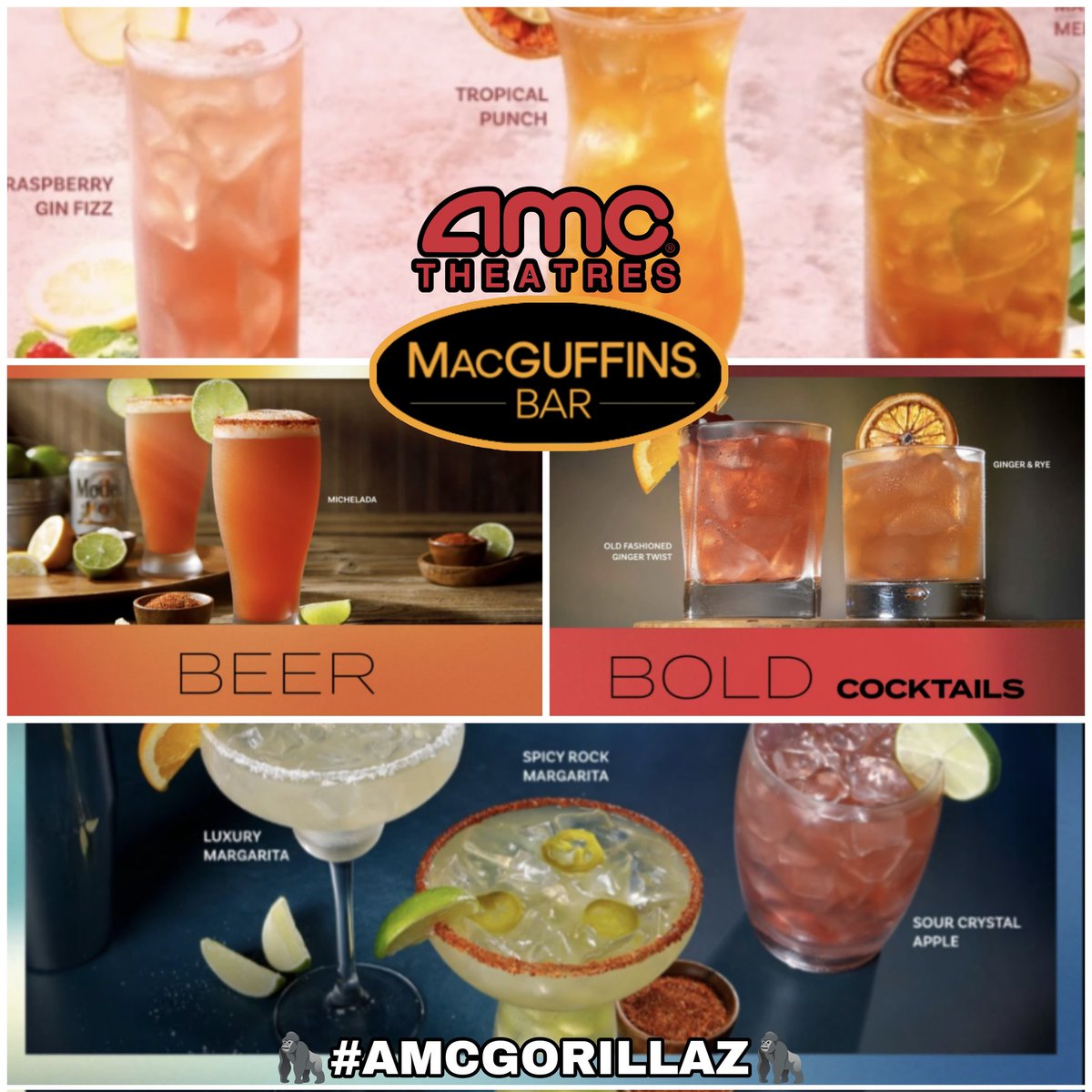 @Blog_Mickey Not all Indiana Jones fans can make it out to Disney Hollywood Studios for drinks.  🍺🥃🍸🍷

What's the next best place?
That's MacGuffins bar, at AMC ❤️
@AMCTheatres 🍿🎥 @DisneyStudios 
@IndianaJones #IndianaJones 
#IndianaJonesAndTheDialofDestiny
#AMCGORILLAZ🦍🦍