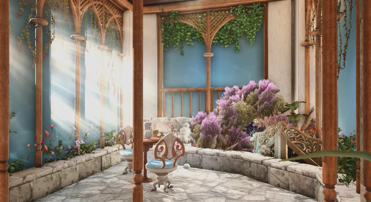 DaenyLove's tweet photo. “Kipos Oikos” [M] 📔🌿🌼
Crystal - Malboro | Goblet - W15 P38

 #FF14  #FF14ハウジング #hgxiv #HousingEden #FF14housing #FFXIV #ffxivhousing https://t.co/mLWwswlbU8