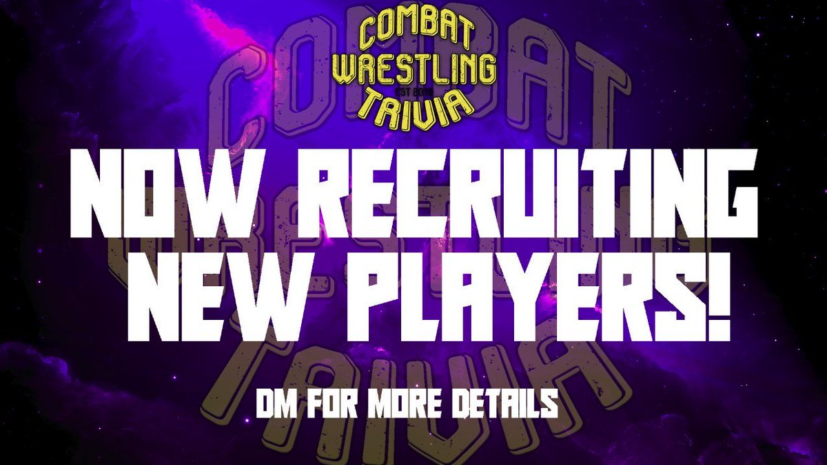 Combat Wrestling Trivia tweet media