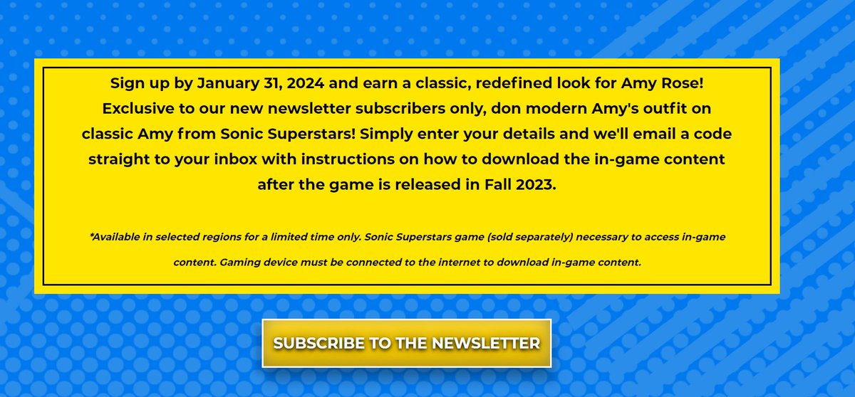 Sonic Superstars: How to Sign Up and Get Amy Skin - PlayStation LifeStyle