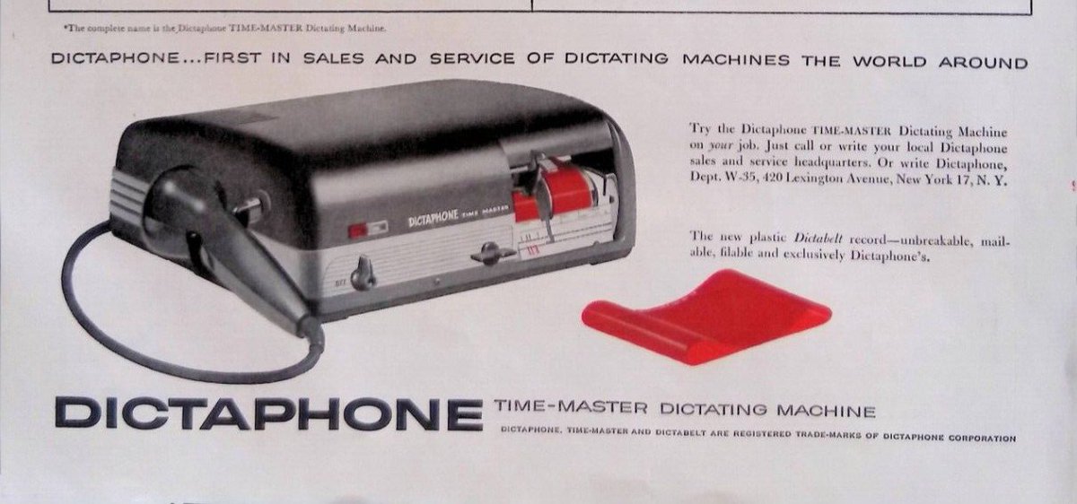Does anyone know where I can buy/rent a Dictabelt machine? Outdated tech from the 60s, someone somewhere gotta have one forgotten in a closet.