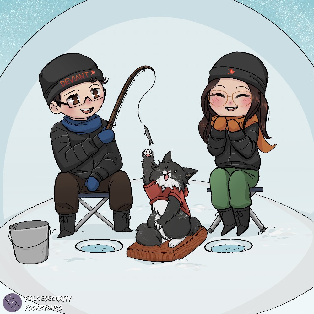The ice fishing experience with Theo! 

Day 5 - Arctic. #DechARTJune #DechartGames