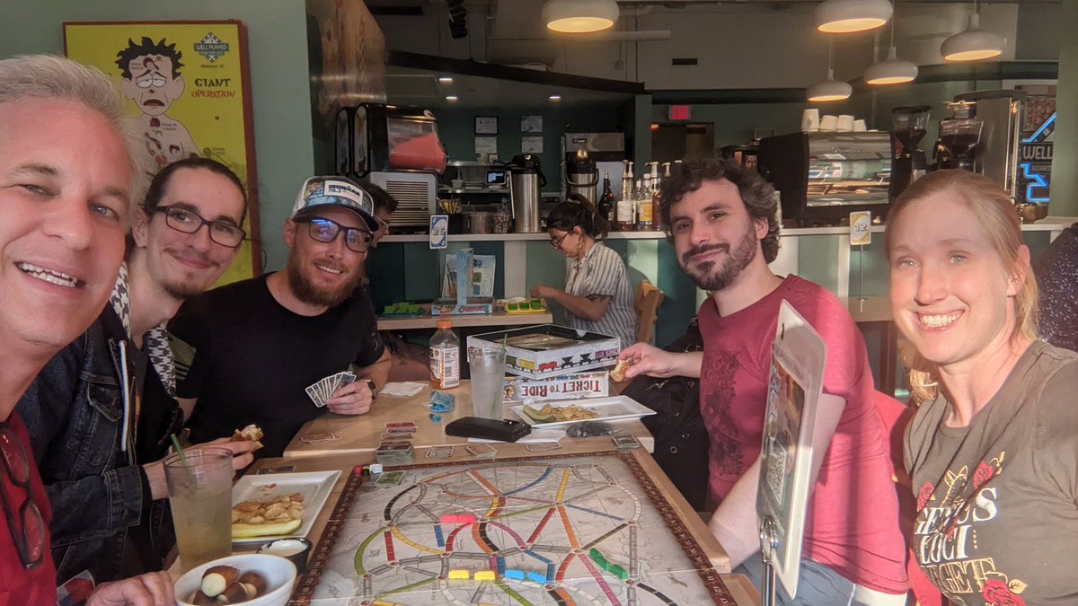 karlmccollester's tweet photo. Game night at #blueridgeruby https://t.co/uABD6XXrs4
