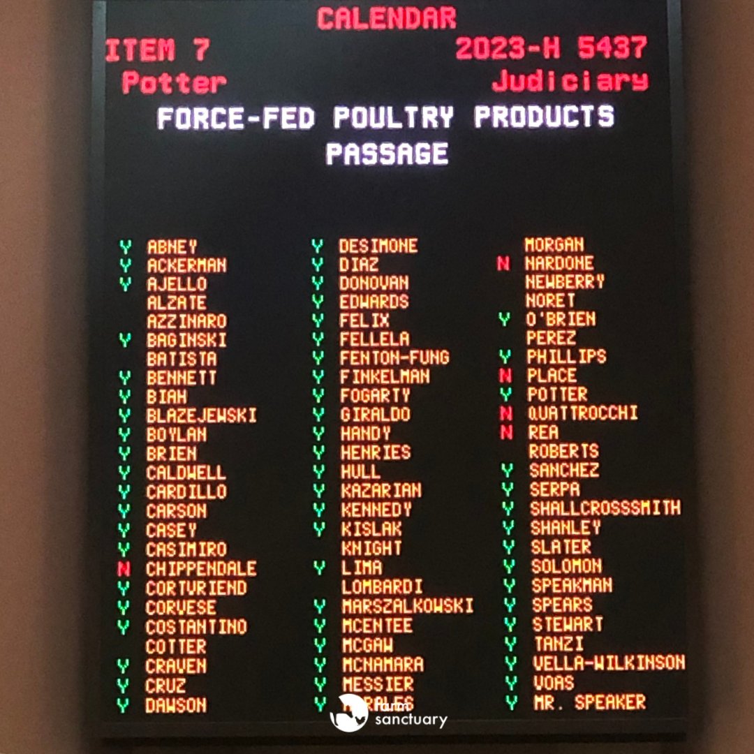 Johanna McConnell on Twitter "RT FarmSanctuary VICTORY! Rhode Island