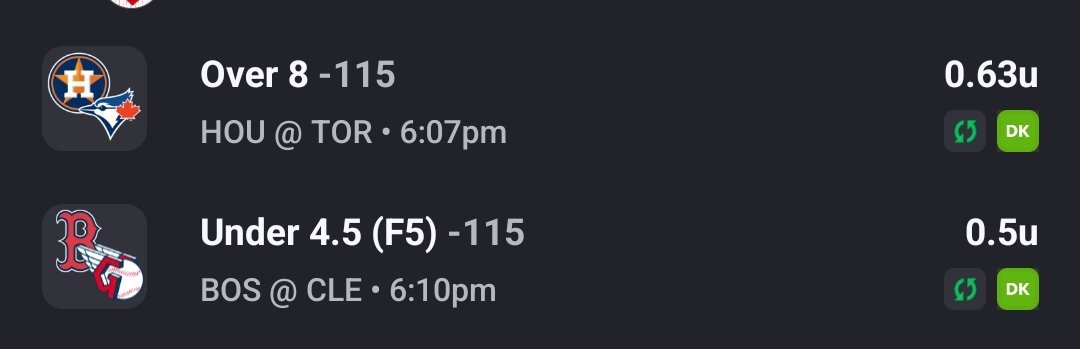 Thursday card, pt 2!

Sorry for getting these out late, been busy all day. Follow me in the @ActionApp to get plays in real time!

#GamblingTwitter