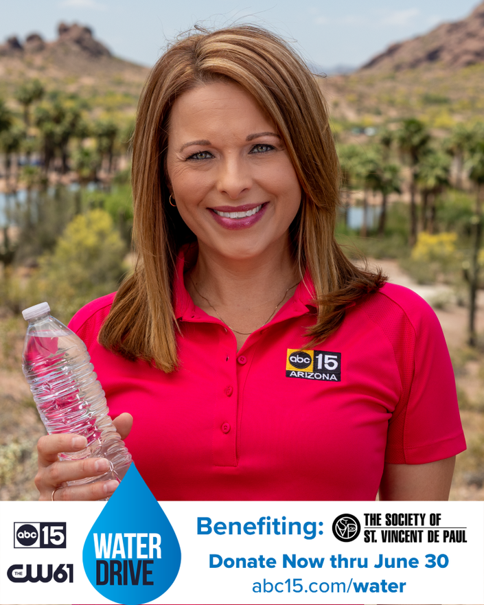 SuzannaStanton's tweet photo. This is one of my favorite projects each year! #SVdP gives out over 7,000 bottles of water a day during the hot summer months. Easy to donate - go to #Bashas', #Food City, #StVincentdepaulThriftShops or https://t.co/FZehLXIG1g. https://t.co/aQqcnxYiBc