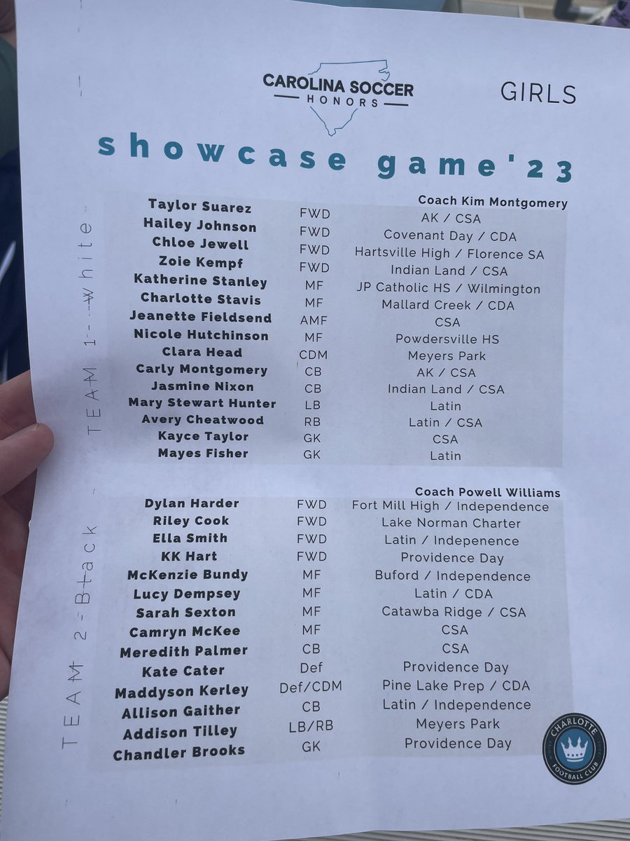 PLP Women’s Soccer (@plpwomenssoccer) on Twitter photo Let’s go Maddyson!!! Amongst GREAT company <a href="/cdasoccernc/">Charlotte Development Academy</a> <a href="/CharlotteFC/">Charlotte FC</a> <a href="/CSoccerHonors/">Carolina Soccer Honors</a> Let’s go Maddyson!!! Amongst GREAT company <a href="/cdasoccernc/">Charlotte Development Academy</a> <a href="/CharlotteFC/">Charlotte FC</a> <a href="/CSoccerHonors/">Carolina Soccer Honors</a>