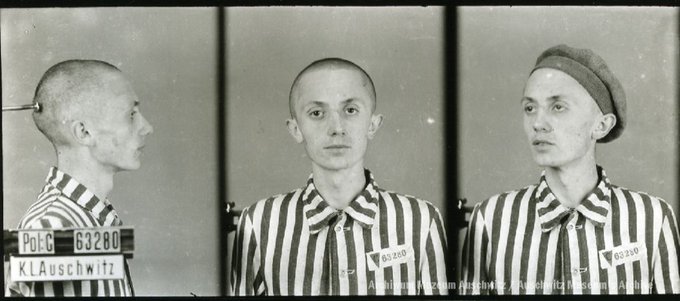 AuschwitzMuseum's tweet photo. 9 June 1923 | A Czech, Anton Blaha, was born. A university student.

In #Auschwitz from 11 September 1942.
No. 63280
He perished in the camp on 28 September 1942. https://t.co/UvT4hFqnRJ