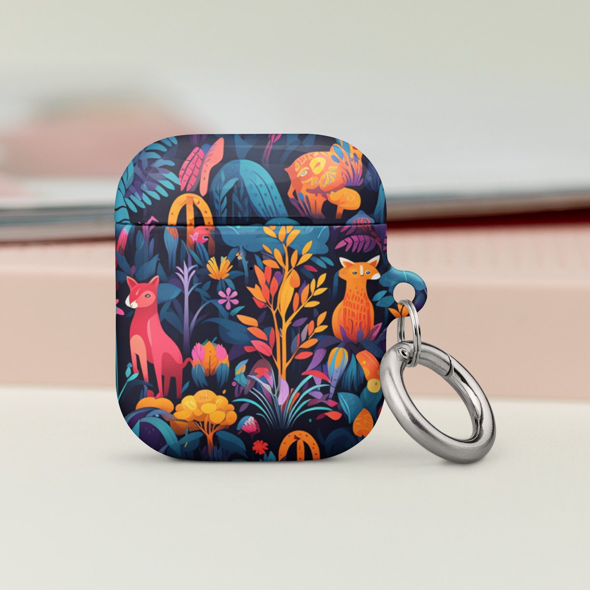 aivantgarde's tweet photo. Excited to share the latest addition to my #etsy shop: Case for AirPods® with neon jungle pattern https://t.co/3EmyP3Ofg3 #neon #airpods #case #accessoire #trendy #colorful #jungle #fox #cat # https://t.co/GskvNVd9GV