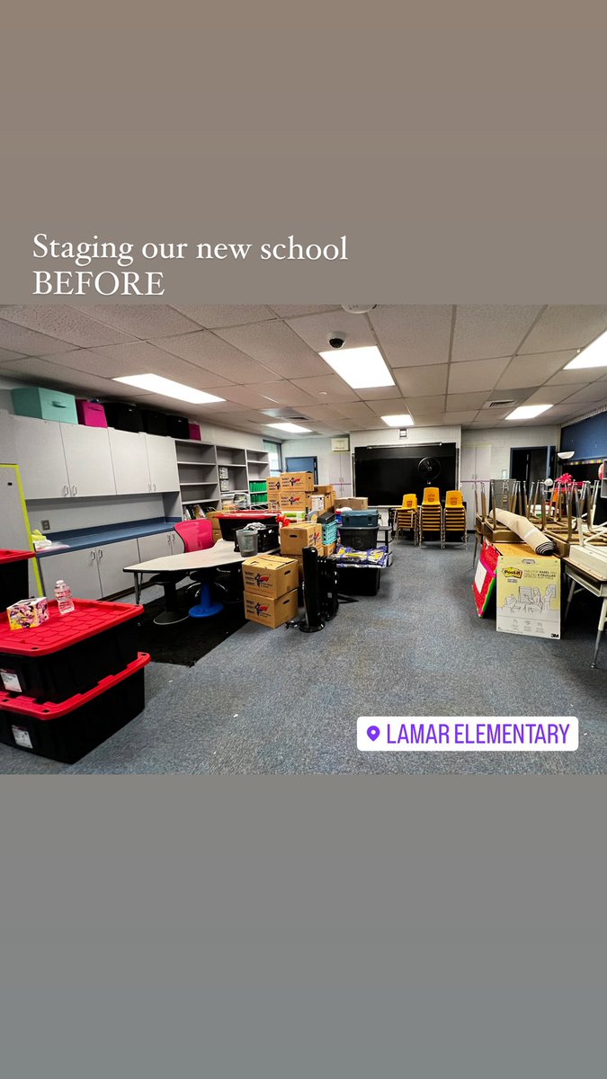 superm3rcado's tweet photo. Just finished up staging our new school in #Midland Here is before &amp; after💥 https://t.co/MkiBRZ3TbW
