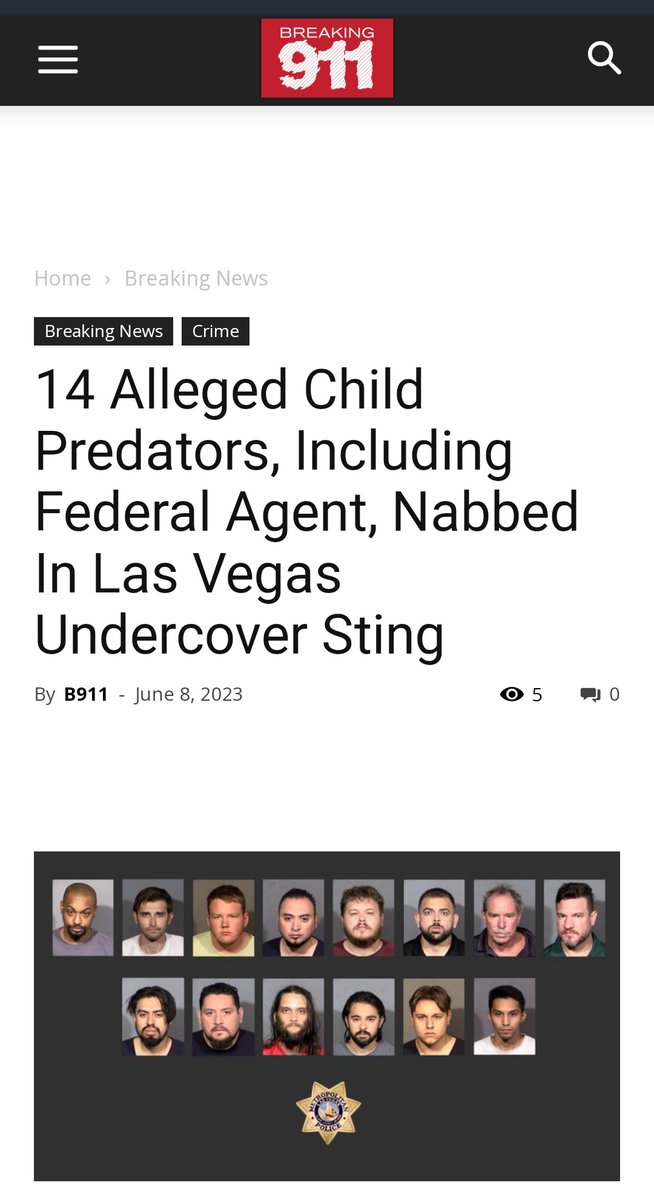 NEVADA 
14 more pedophiles off the street.

#SAVEOURCHILDREN
#betterways
#takeastand

👇
breaking911.com/14-alleged-chi…