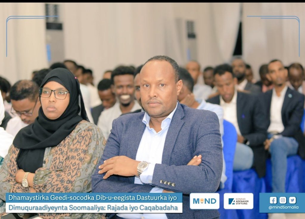 AbdullahiHamud's tweet photo. After 12+ years & many millions of $'s spent, the Somali Constitution is still in the making process.
What are the challenges?
Also, what could be the impact of the recent National Consultative Council's political agreement, Constitutionally & politically?
#MindSessions https://t.co/s9XA71PmVX