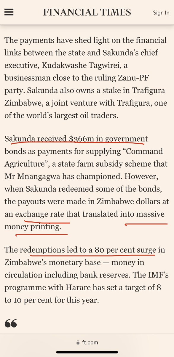 baba_nyenyedzi's tweet photo. Barbarians at the Gate. 

In which every Zimbabwean must support the Governor of RBZ. At least in this particular round.

The Facts.

As of March 2023, Zimbabwe Nostro TOTAL DEPOSITS were US$2bn of which it was supported by US$1bn in actual physical cash and cash held in foreign banks offshore. The difference between Total deposits and cash is CREDIT DEPOSITS of US$1bn. That is money created by the banks. At 50% ratio this is a VERY HEALTHY position. At least as of end March 2023. 

What was notable over the year of March 2022 to March 2023 is that actual physical USD cash has gone down from US$539m in March 2022 to US$457m in March 2023. The decline in the cash of US$82m was replaced by an increase in cash held offshore of approx US$80m. 

The Nostro balances in the overall banking system are safe. But the overall may not be true for individual banks. As an analyst I will not speak to individual banks positions. 

But, there is a real threat to the NOSTRO system from two principle sources. 

I will assume banks don’t go on their own frolic in announcing new measures without the knowledge of their regulator. Banks are trying to protect the system so that it actually works. However the threat to the system is from two particular fronts;

(a) Civil servants salaries &
(b) BARBARIANS AT THE GATE

Civil servants USD salary transfers from Treasury IF NOT backed by real USD are a problem. The salary payments range from US$100m to $150m monthly. Civil servants with a high marginal propensity to consume would quickly withdraw USD cash. Meaning they are replacing real USD with credit or local nostro that can’t buy beyond our borders. 

Yet it’s safe to assume that ZIMRA does have real USD from exporter taxes at least significant enough to back the civil servants salaries. 

The big worry is the Barbarians at the Gate. 

Whenever the official exchange rate moves the way it has done, the threat of shenanigans rises. Remember I spoke of GOZ supplier “credit balances” that works in the same way as bank credit. 

The GOZ contractors owed by GOZ in ZWL will claim that they supplied goods to GOZ six months ago when the rate was 684.  They would want their balances to be converted into USD at the six months ago rate of 684 when goods were supplied. Turning their ZWL to USD. 

I am not in anyway saying this is happening but this is a real threat to Nostro. Turning ZWL balances to USD. In the past the SaKunda TB’s allegedly had this impact into the system. IMF widely reported to have warned GOZ and RBZ that this is what crashed the monetary system back in 2019. After the official rate had been devalued. 

Sound familiar? 

It’s within good reason for RBZ and The banking sector to protect their unsuspecting clients from nostro credit balances not backed by USD. There are many NGO’s , Exporters and Companies that cannot keep their USD under the mattress but in the banking system. 

The barbarians are at the gate.

It’s unfortunate the governor feels the need to backtrack. He must be supported fully in protecting Nostro balances sanctity.