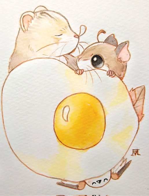 「hamster signature」 illustration images(Latest)