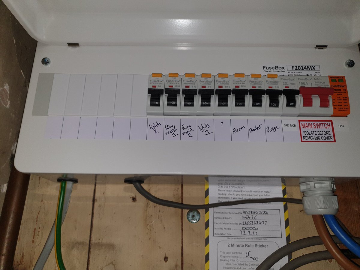 Another Consumer Unit Upgrade 😀@CPFusebox 
#Electrician #WirralElectricians
#WestKibyElectricians
#Heswall 
#NestonElectricians #ChesterElectricians 
#Neston #Wirral #Chester #WestKirby #safety #officialNICEIC #trustatrader #checkatrade
Ant
07779221720
acewirral.com
