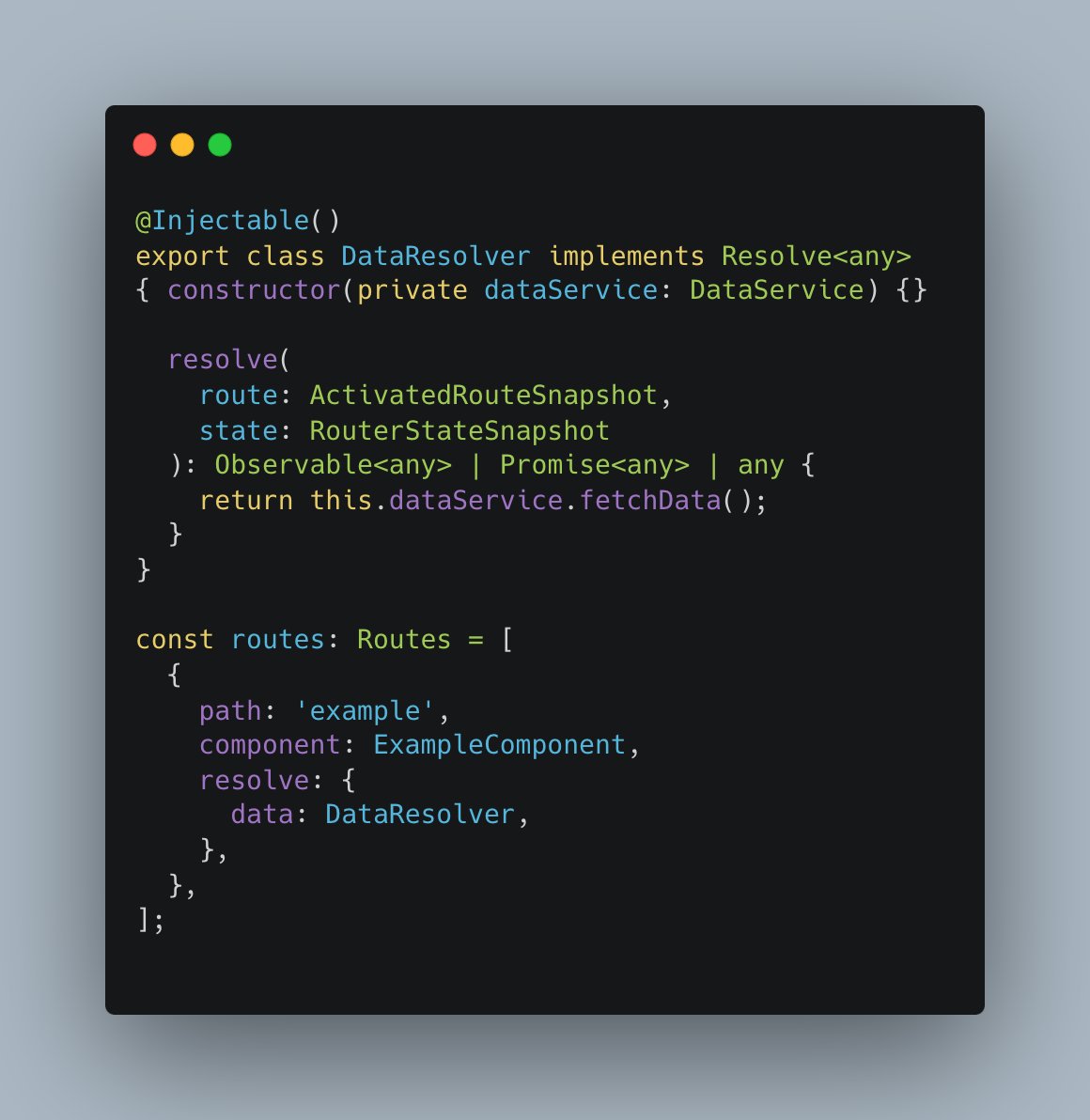 devjainik's tweet image. ๐ Angular Tip (Day 21 of 100) ๐
๐ Utilize Angular Router Resolvers:
Angular Router Resolvers allow you to fetch data from a server or perform any other asynchronous operation before navigating to a route.
#angular #100daysofangular