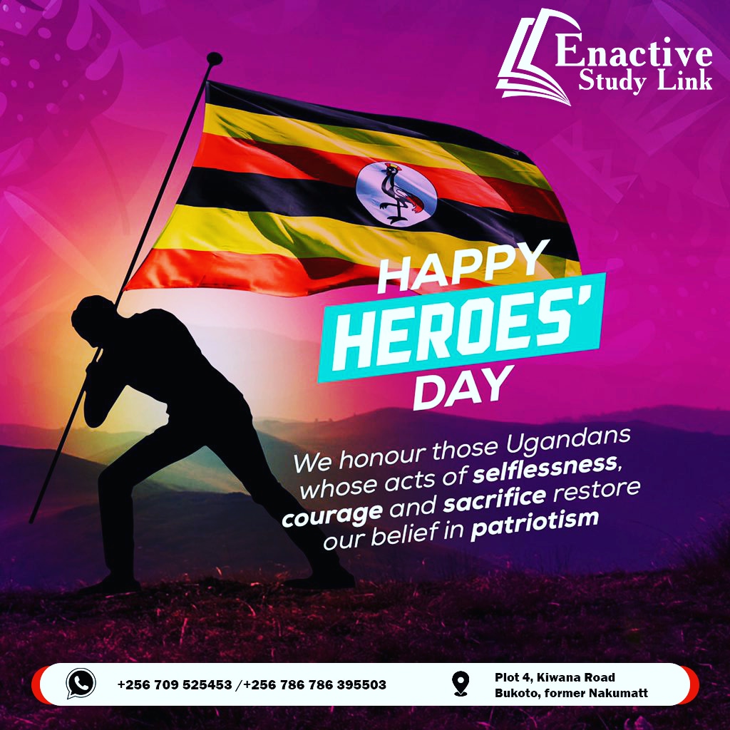 EnactiveStudyLi's tweet image. Happy Heroes Day! 

#happyheroesday #studyabroad #learncomputer #ieltspreparation