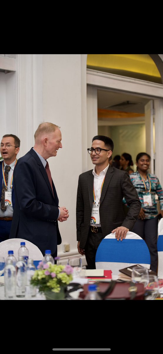 ParakramRana's tweet photo. It was very insightful to see the pitches presented by the finalists about LGBTQIA+ issues relevant to South Asia and Europe. Thank you for having me, @fnfsouthasia. #LGBTQIAPlusMatters #BornWithPride #ReshapeEurope https://t.co/eUEDuHqpbt