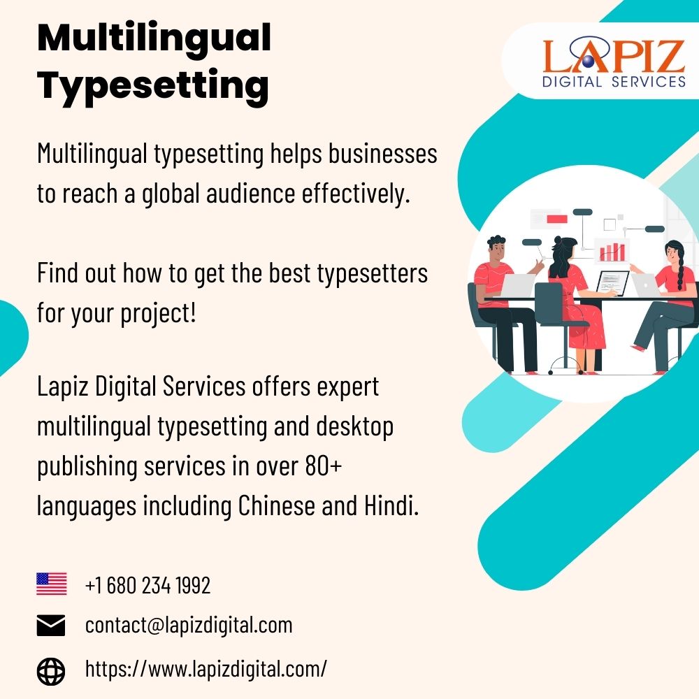Lapiz Digital Services offers expert multilingual typesetting and desktop publishing services in over 80+ languages including chinese and hindi.
#typesetting #typedesign #typography #typesetting #manuscript #formatting #lapiz #Lapizdigitalservices
visit :
lapizdigital.com/publishing-ser…