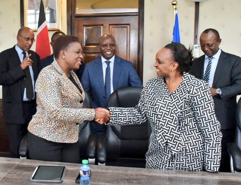 Nakhumicha_S's tweet photo. Today, I invite Kenyans and all Africans to join me in celebrating 
Dr. Anne-Beatrice Kihara, the President Elect of the International Obstetrics and Gynaecologist Society @FIGOHQ.

Dr. Kihara is the 1st African woman to hold this position and 3rd woman globally to do so. Dr. Kihara is also the youngest President to ever head FIGO. @DocABCbemuda

The inauguration ceremony for Dr. Kihara's appointment will take place during the XXIV FIGO World Congress of Gynecology and Obstetrics, Paris 9-12, October 2023. @TheKOGSociety @DrPatrickAmoth @MOH_Kenya