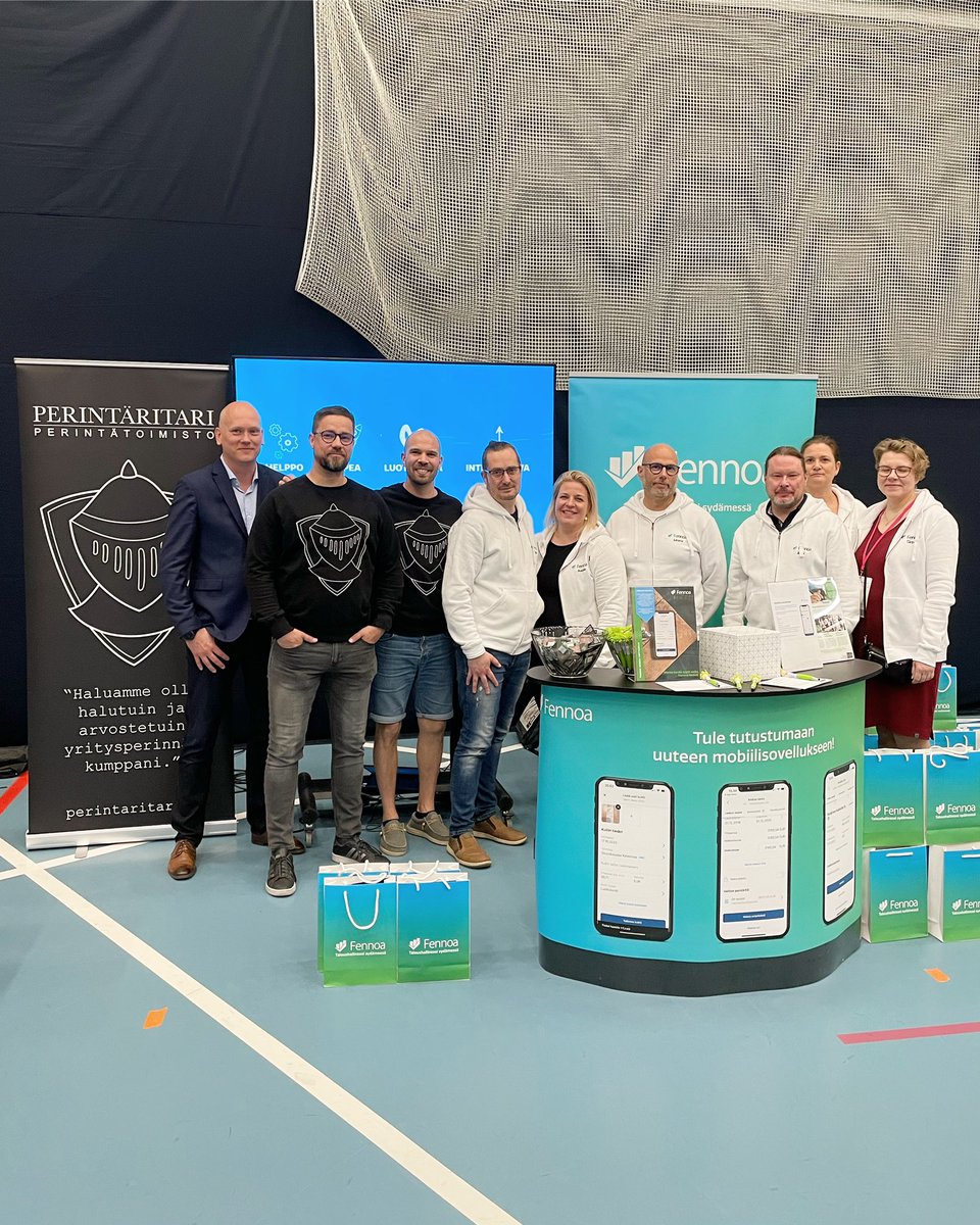 Taloushallintoliiton Kesäpäivät ovat nyt takana. Kiitos kaikille osallistujille sekä muille näytteilleasettajille👍

@FennoaOy ’n kanssa integroituminen on paljon muutakin kuin ohjelmistointegraatiota. Hyviä höpötteleviä tyyppejä😅👍

#fennoa #perintäritari #talkesäpäivät