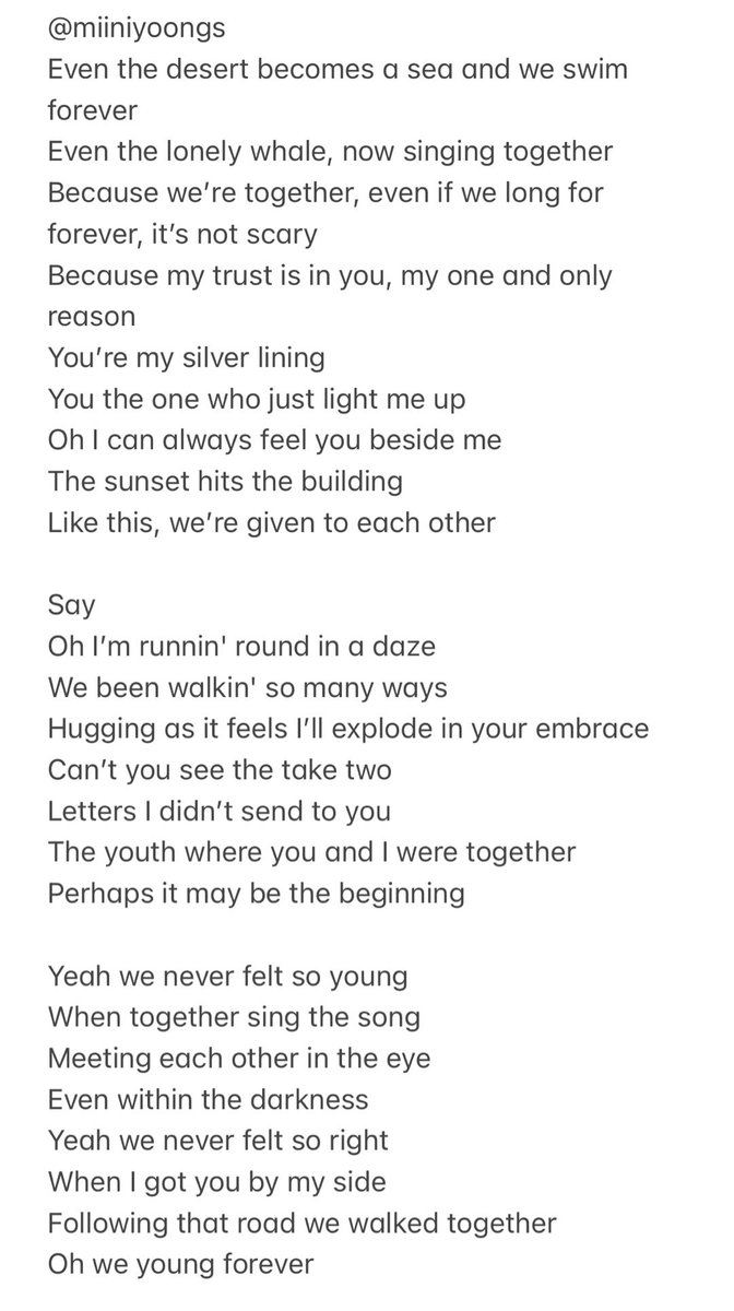 miiniyoongs's tweet image. [‘Take Two’ lyrics translation]