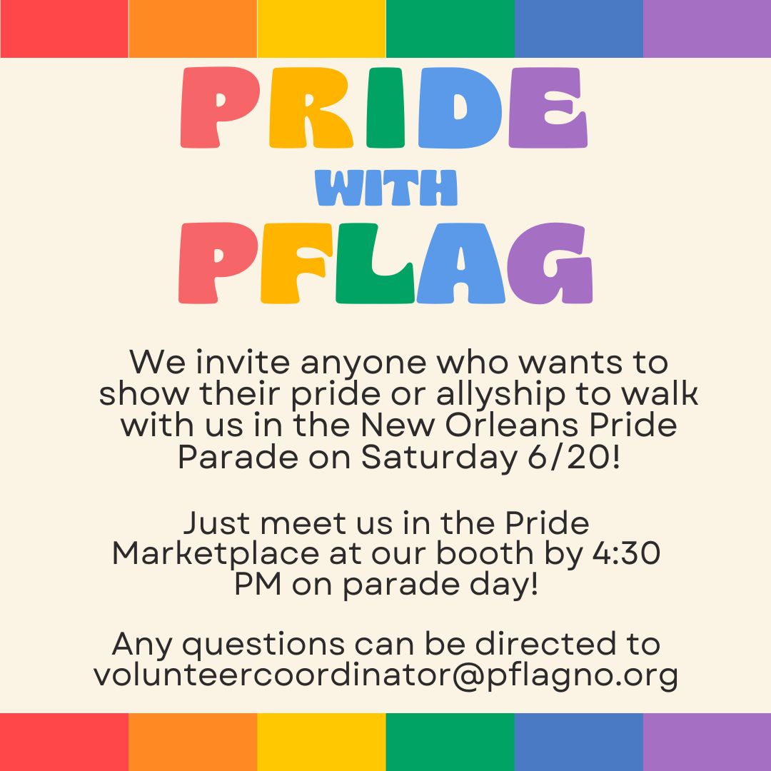PFLAG New Orleans tweet media