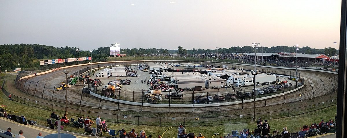 Ohio's most expensive trailer park for the weekend. @EldoraSpeedway #DLMdream