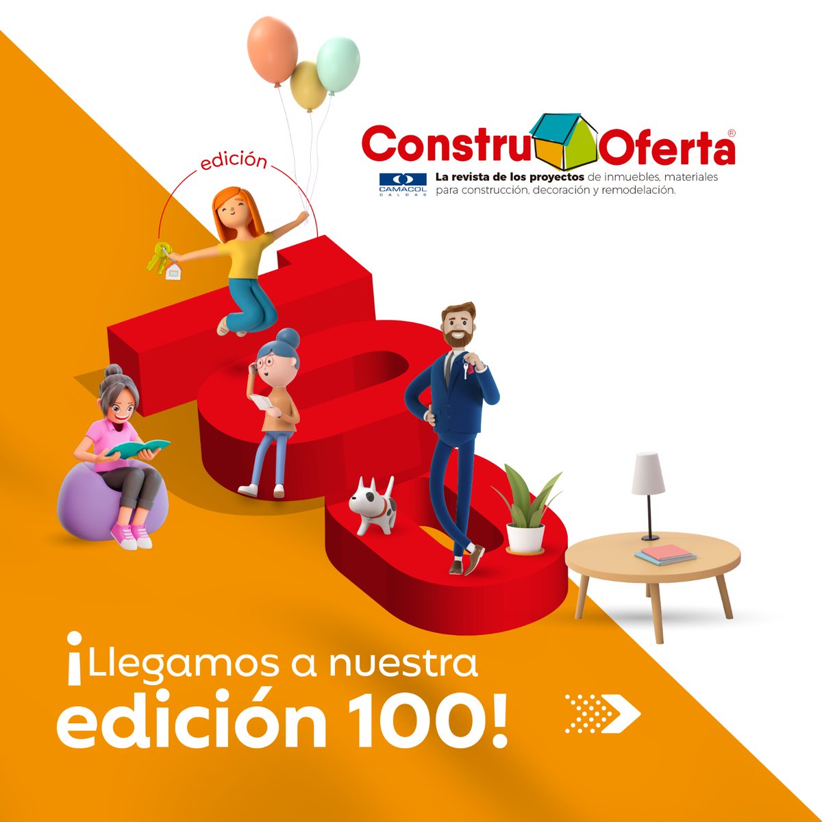 construoferta's tweet photo. ¡Estamos emocionados de celebrar las 100 ediciones de Construoferta! 🎉❤️  Cada edición nos ha permitido construir un futuro lleno de esperanza y hogares felices. 🏡✨ Únete a nuestra causa y sé parte del cambio. 

#Construoferta #100Ediciones #ViviendaPropia #SueñosCumplidos https://t.co/3ObWgM5V8R