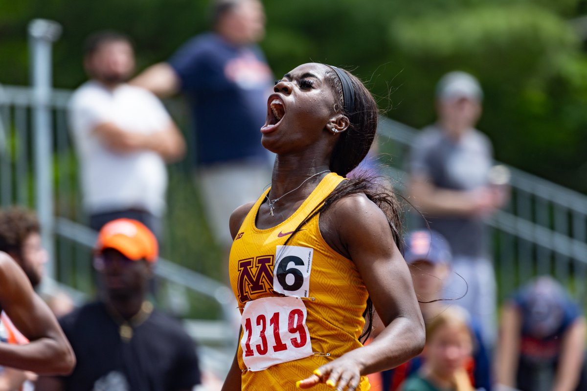 ⚡️ SCHOOL RECORD

For the second straight year at NCAAs the #Gophers 4x100m relay team sets a new school record. 43.78 won't be enough to advance to the final, but we'll see where our All-Americans finish this season after the next two heats are completed. #SkiUMah