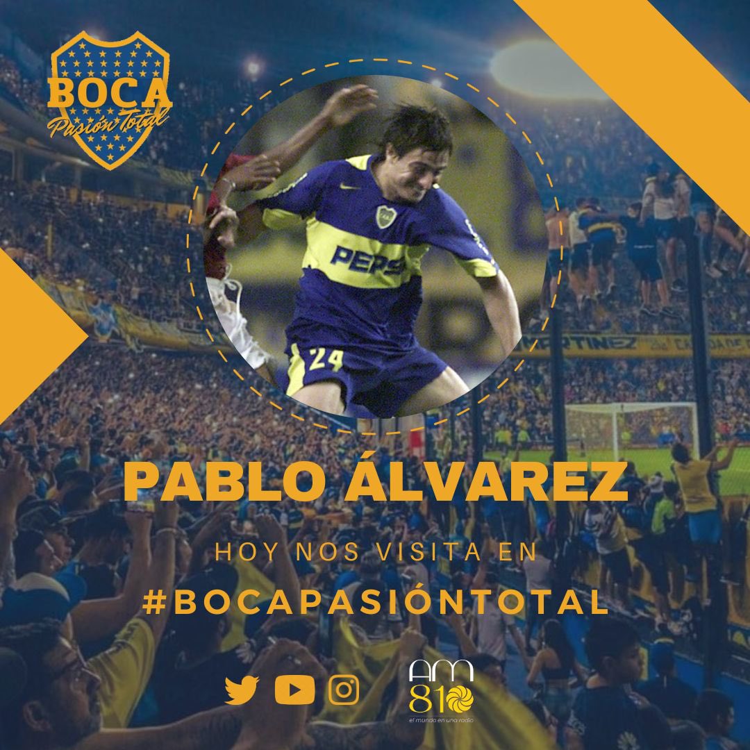 PampaAranda's tweet photo. Hablamos con #PabloAlvarez en @BocaPasionTotal
“ Es fantástico ver a tantos chicos formados en el club, debutar en la primera de @BocaJrsOficial
@la810radio https://t.co/pV4GTT6hnx