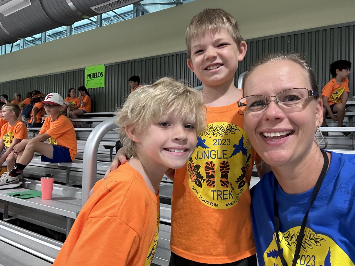 ❤️ seeing ⁦<a href="/CFISDKeith/">Keith Elementary</a>⁩ cougars at scout summer camp when I volunteer with my youngest son! #ThisIsKeith
