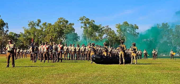 As Binh Ba week wraps up in Darwin, I was privileged in my capacity as Head of Corps to review the parade including arriving in the Tiger Car. Highlight was marching off parade with the veterans of 5 and 5/7RAR, marching next to members of 11 PL from the Battle of Binh Ba.