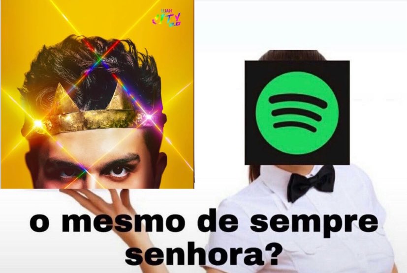 EuCurtoLuanS's tweet photo. Meu Spotify assim:

OUÇA MEIO TERMO https://t.co/i54NwhiiLH