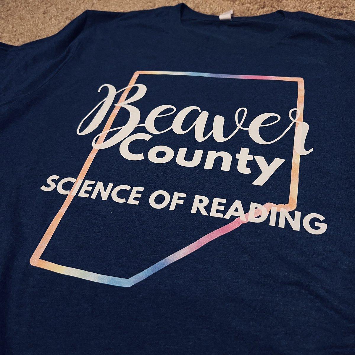 First shirt for our county group. 💙
#beavercountypa #scienceofreading #readingforall #untilALLcanread