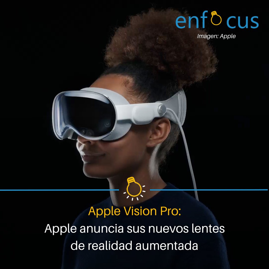 Enfocusperu's tweet photo. La compañía de la manzana empieza su incursión en la realidad mixta
💡¡Lee la nota completa en nuestra web!💡
https://t.co/o0egeAIUou
✍: Nicholas Koch
•
#EnFocus #Tecnología #Apple #AppleVisionPro #VisionPro https://t.co/NInOrBx4KH