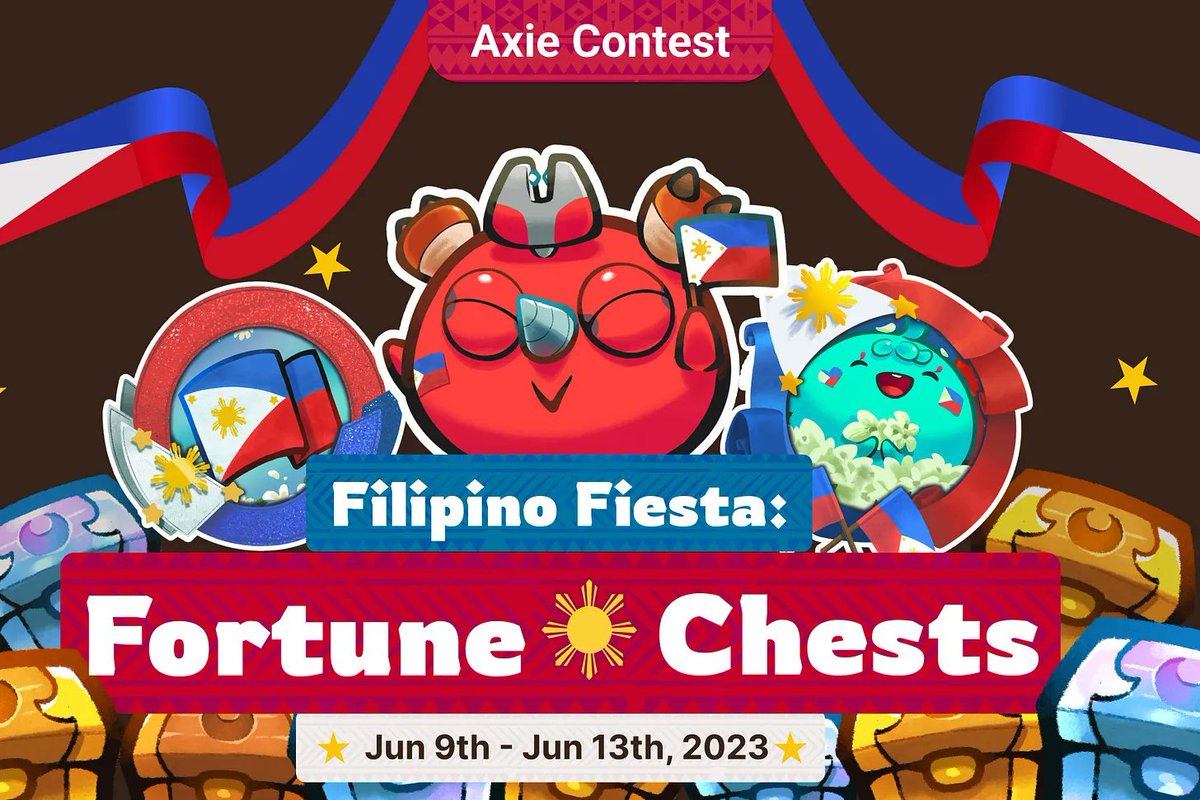 AxieInfinity_ES's tweet photo. 1/ Presentamos los Fortune Chests 💫

Nos complace revelar los primeros Fortune Chests de Lunacia durante nuestro Contest Fiesta Filipina.

Aquí está todo lo que necesitas saber 🧵 👇

📜 | https://t.co/SvNiH6TNOg https://t.co/etvujI1TeU