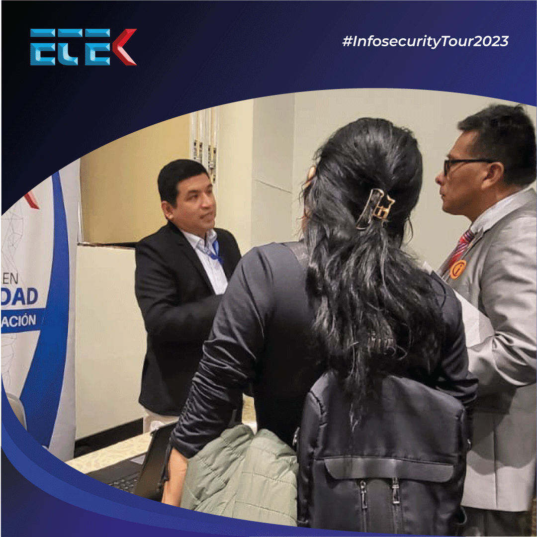 ETEKInt's tweet photo. ¡El #InfosecurityTour 2023 fue todo un éxito y queremos compartirlo contigo! Durante estos encuentros, nuestro equipo ETEK compartió su experiencia, consejos prácticos y las últimas tendencias en la prevención de amenazas cibernéticas. Conoce a ETEK aquí👉🏻 https://t.co/fSJERa6VKY https://t.co/IOenyJFojP