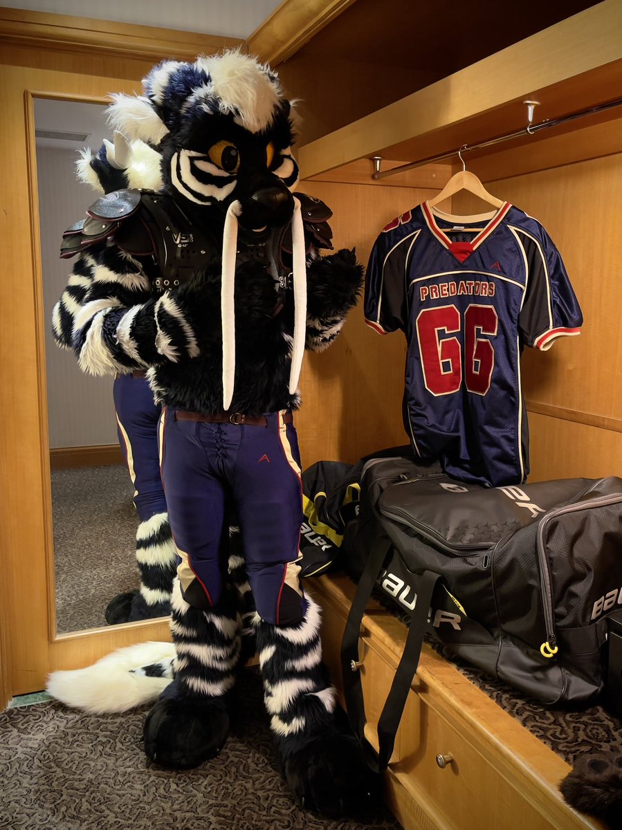 Stripe_Draggy's tweet photo. If dragons played football, what position would they play? 🏈

#️⃣ FursuitFriday https://t.co/GL3ivjItRJ