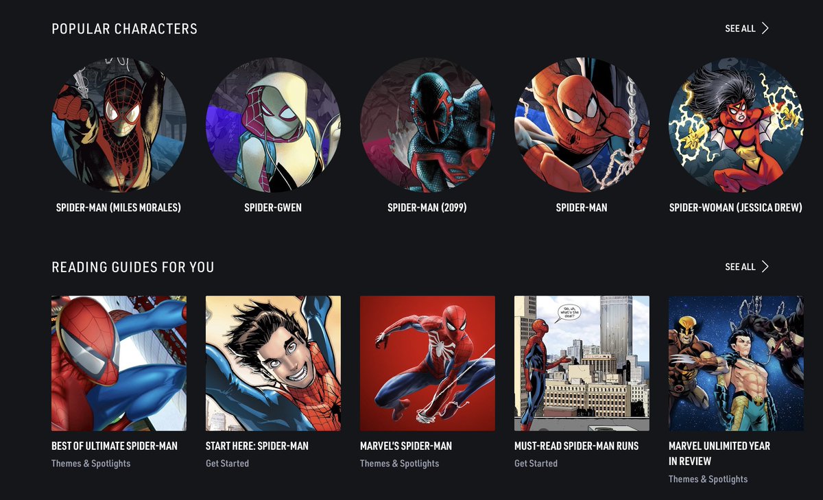 Marvel Unlimited rn 🤩🕷️🕸️