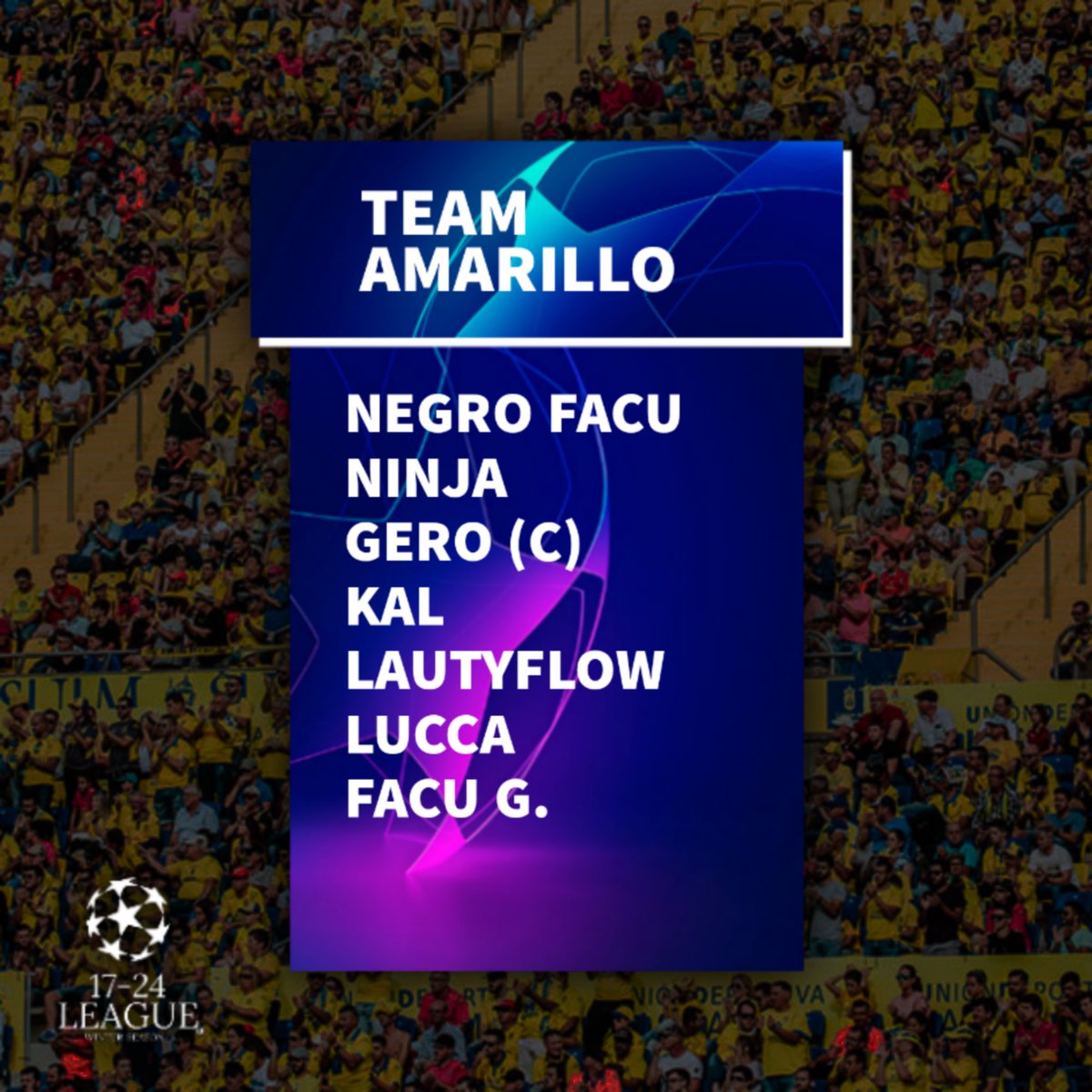 La17_24's tweet photo. #TeamAmarillo

El amarillo buscará la revancha. Se le dara esta vez? https://t.co/bp1NOrXat9
