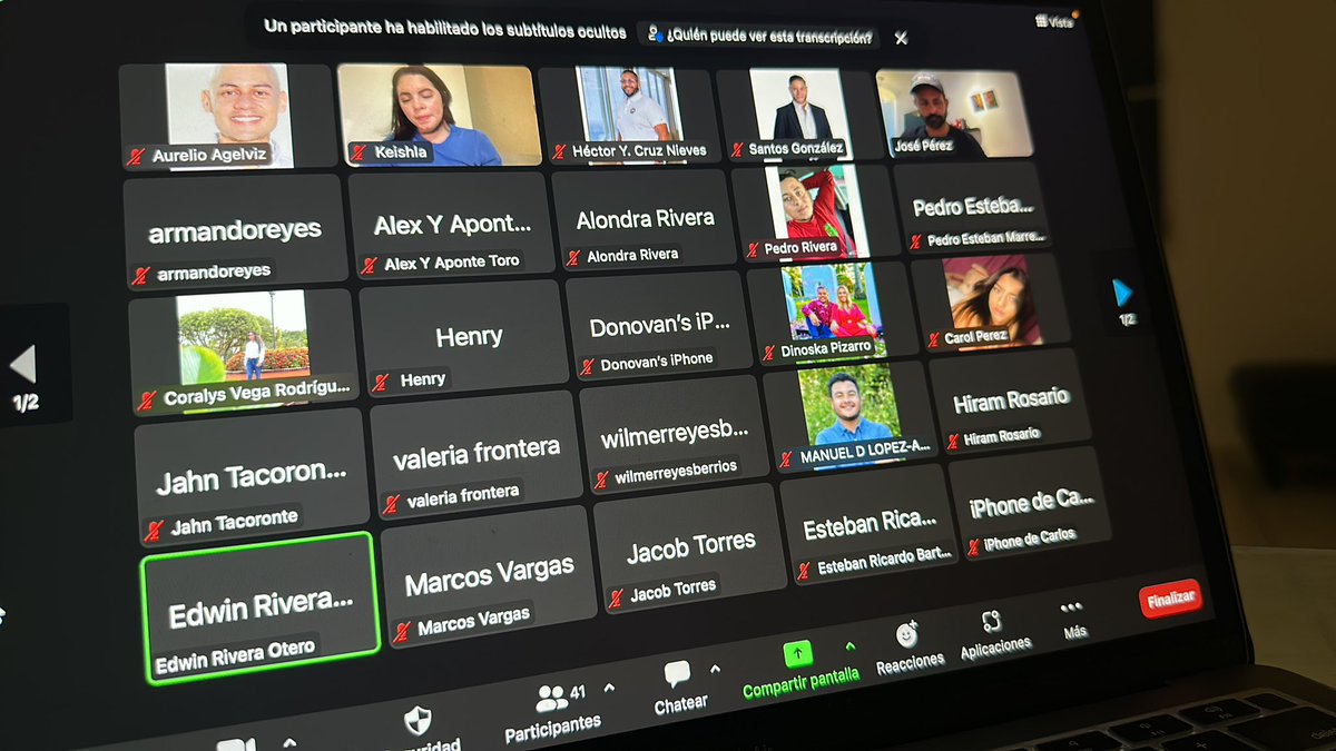 Agradecemos a nuestro Representante por Acumulación <a href="/ChePerez51/">José Che Pérez</a> por ser conferenciante en nuestro 1er Zoom Educativo sobre Procesos Parlamentarios y por mantenernos informados de los últimos acontecimientos en Washington D.C. seguimos fortaleciendo la Juventud. #JuventudPNP