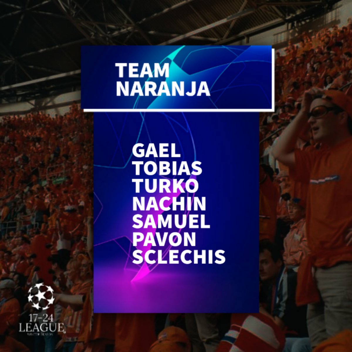 La17_24's tweet photo. #TeamNaranja

El 82 se viste de cabeza de serie y buscará llevar al nuevo equipo a la gloria. https://t.co/mSZpchhG7C