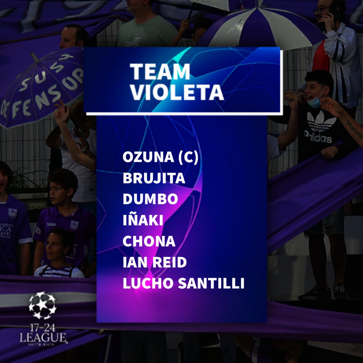 La17_24's tweet photo. #TeamVioleta

Los nuevos quieren callar bocas. https://t.co/HI3hX1hX70