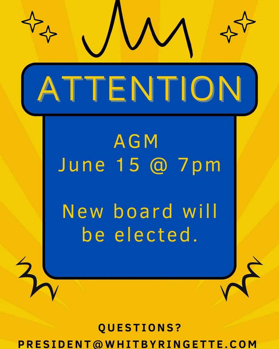 Whitbyringette.com to register! Every family attending will be entered in a draw for 50% off one player's registration fees.