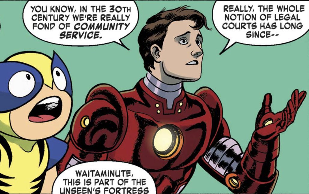 another pencils &amp; final panel comparison!!

📕: exiles (2018) #8