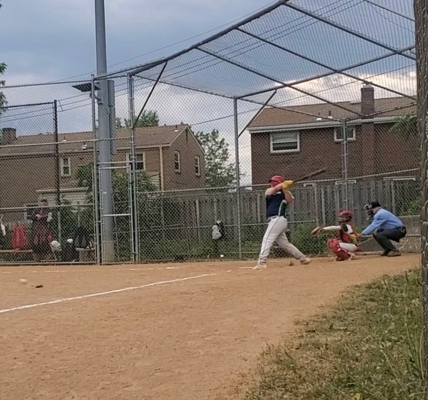 Hami50's tweet photo. Southside Pony baseball #55💙💚 14yrs old #homerun #triple #single #baseball #Pittsburgh https://t.co/bm3ep5UWld