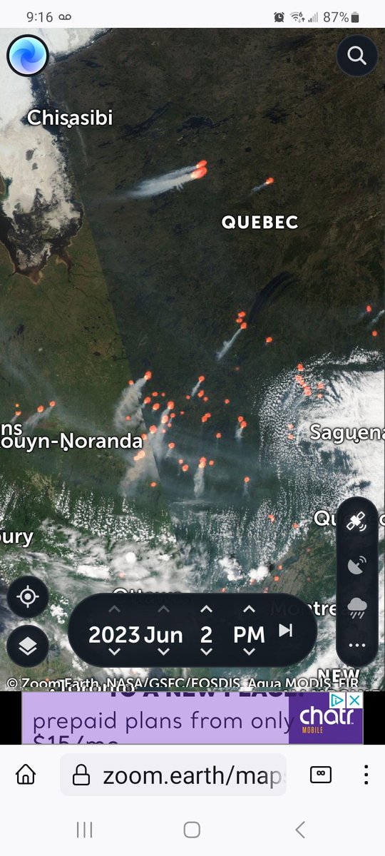 #forestfires #Quebecfires how do fires 🔥 start all at the same time #Satellite