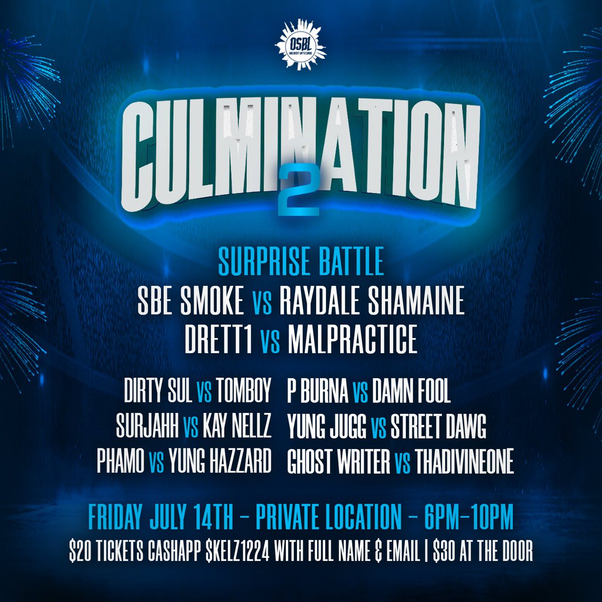 #Culmination2 July 14th